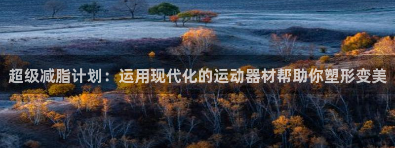 fb体育五金厂：超级减脂计划：运用现代化的运动器材帮