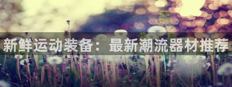 fb体育平台是正规平台吗知乎:新鲜运动装备:最新潮流器材推荐