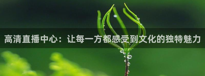 857体育视频直播：高清直播中心：让每一方都感受到文化的独特魅力